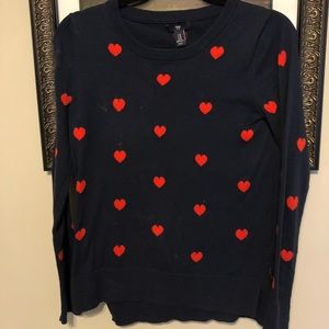 Heart sweater